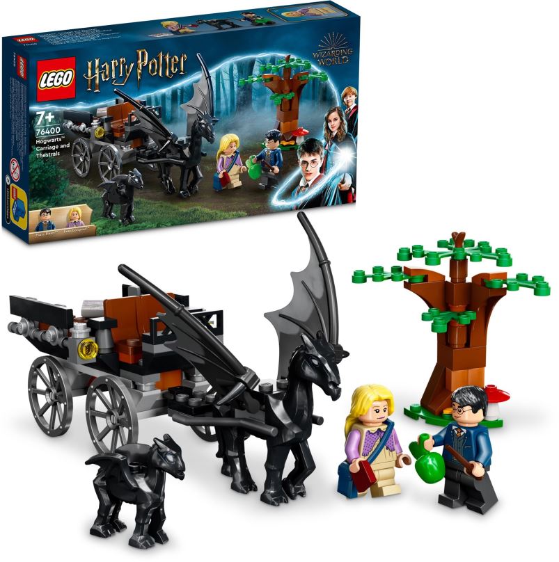LEGO stavebnice LEGO® Harry Potter™ 76400 Bradavice: Kočár a testrálové