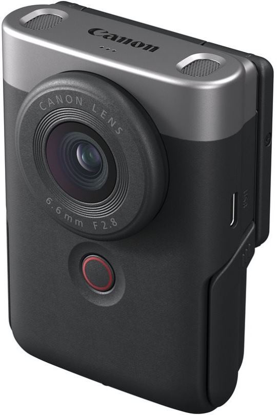 Digitální kamera Canon PowerShot V10 Vlogging Kit stříbrná