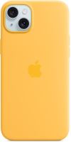 Kryt na mobil Apple iPhone 15 Plus Silikonový kryt s MagSafe paprskově žlutý