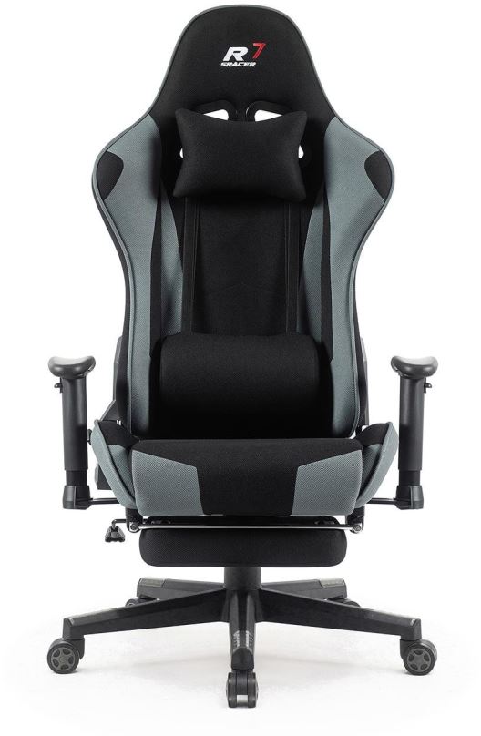 Herní židle SRACER R7 černá - šedá