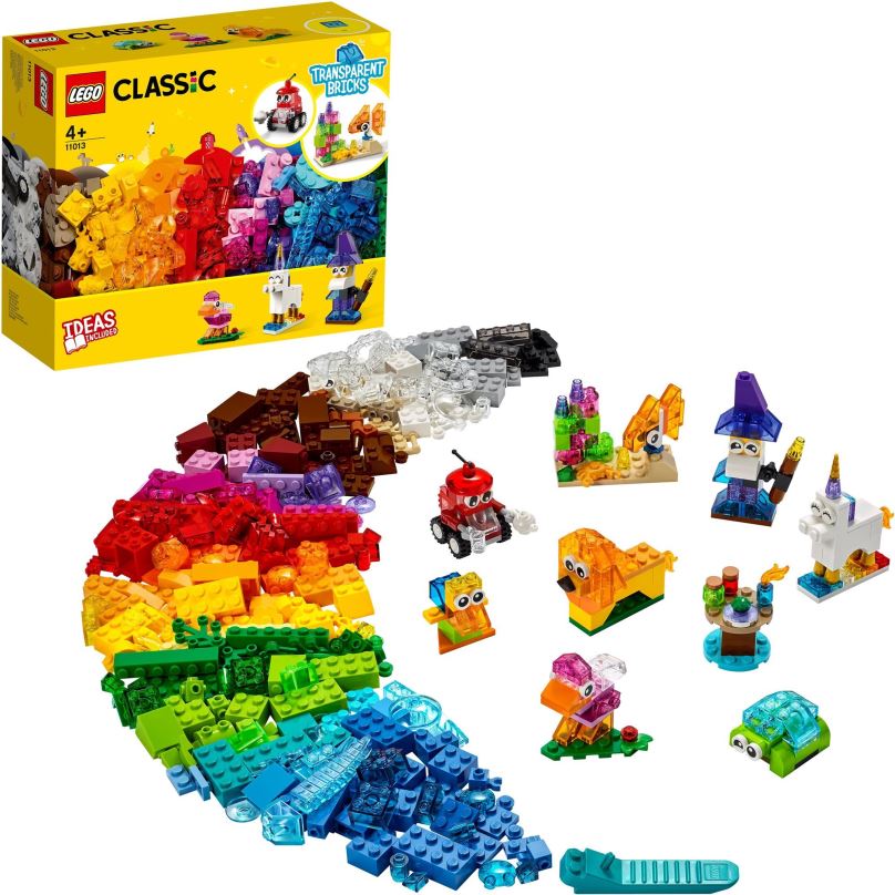 LEGO stavebnice LEGO® Classic 11013 Průhledné kreativní kostky