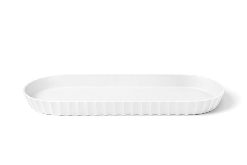 BLIM PLUS Servírovací tác oválný Minerva M VS6-000 Artic White, 37,5cm