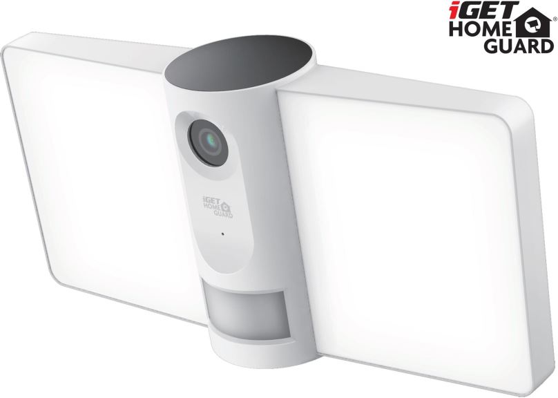 IP kamera iGET HOMEGUARD HGFLC890 - Wi-Fi venkovní IP FullHD kamera s LED osvětlením, bílá