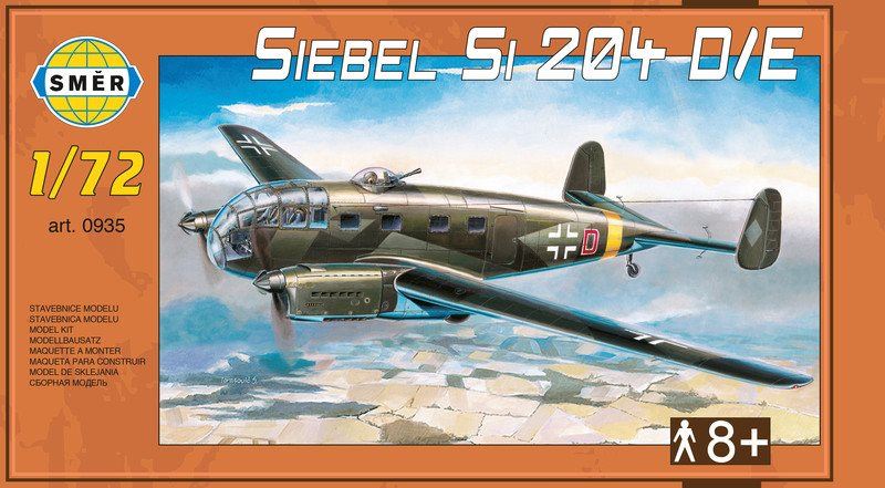 Model letadla Směr Model Kit 0935 letadlo – Siebel Si 204 D/E