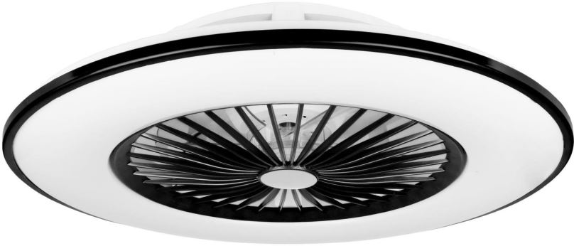 Ventilátor Noaton 11056BR Vega, černá, stropní ventilátor se světlem