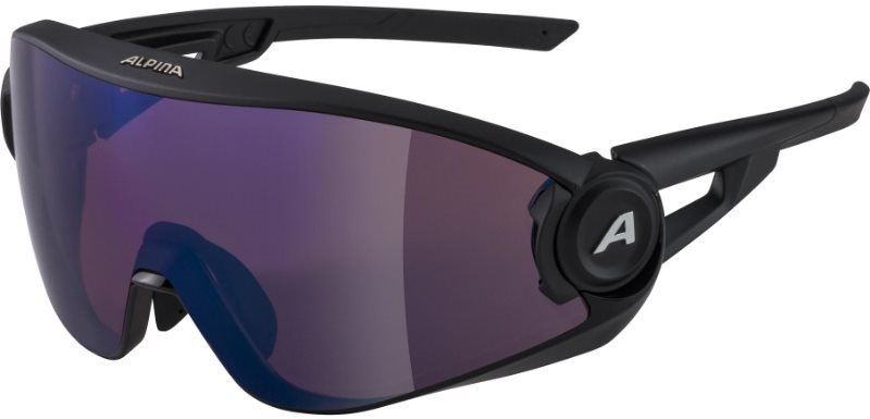 Cyklistické brýle Alpina 5W1NG Q+CM black matt