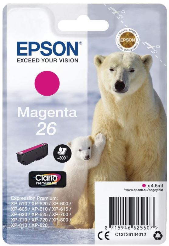 Cartridge Epson T2613 purpurová