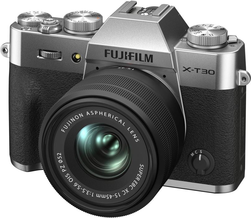 Digitální fotoaparát Fujifilm X-T30 II stříbrný + Fujinon XF 18-55 mm f/2,8-4,0 R LM OIS