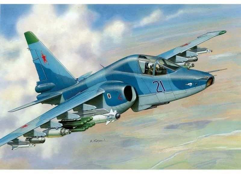 Model letadla Model Kit letadlo 7217 - Suchoi SU-39