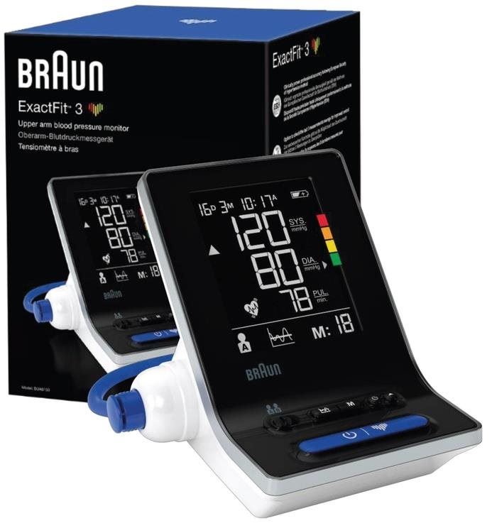 Tlakoměr Braun EXACTFIT™ 3 BUA6150 + dvě manžety