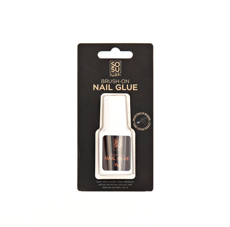 Lepidlo na nehty SOSU Brush-On Nail Glue 7 g