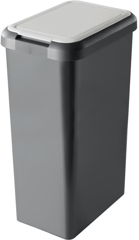 Odpadkový koš Tontarelli Odpadkový koš Touch & Lift 45L bílá/černá