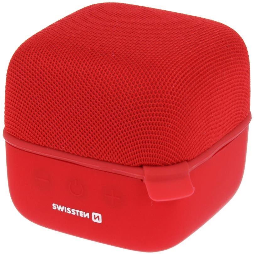 Bluetooth reproduktor Swissten Music Cube Bluetooth reproduktor červený
