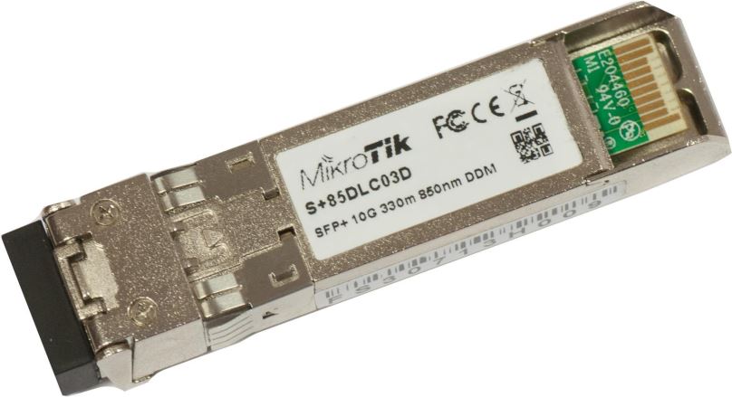 MikroTik SFP+ optický modul S+85DLC03D, MM, 300m, 10G, 850nm