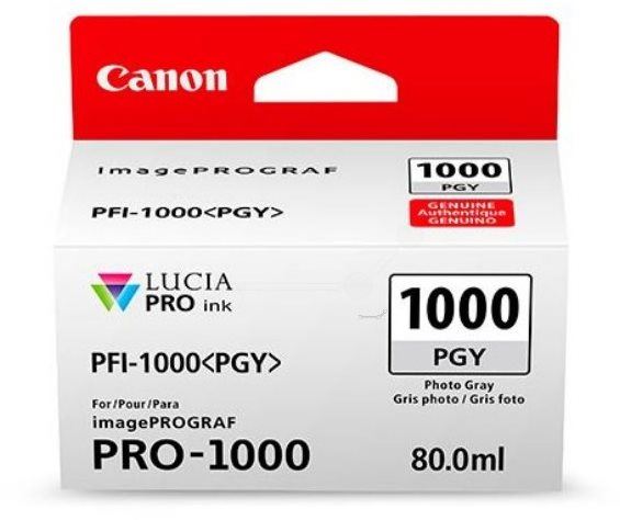 Cartridge Canon PFI-1000PGY foto šedá
