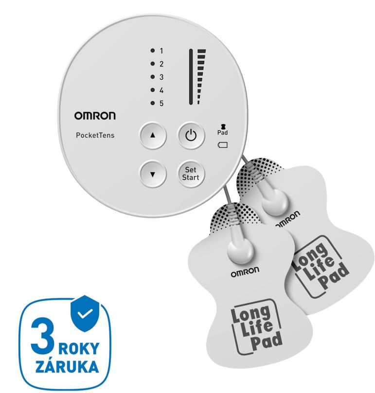 Masážní přístroj Omron PocketTens, 3roky záruka