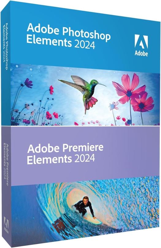 Grafický software Adobe Photoshop & Premiere Elements 2024, Win/Mac, EN (elektronická licence)