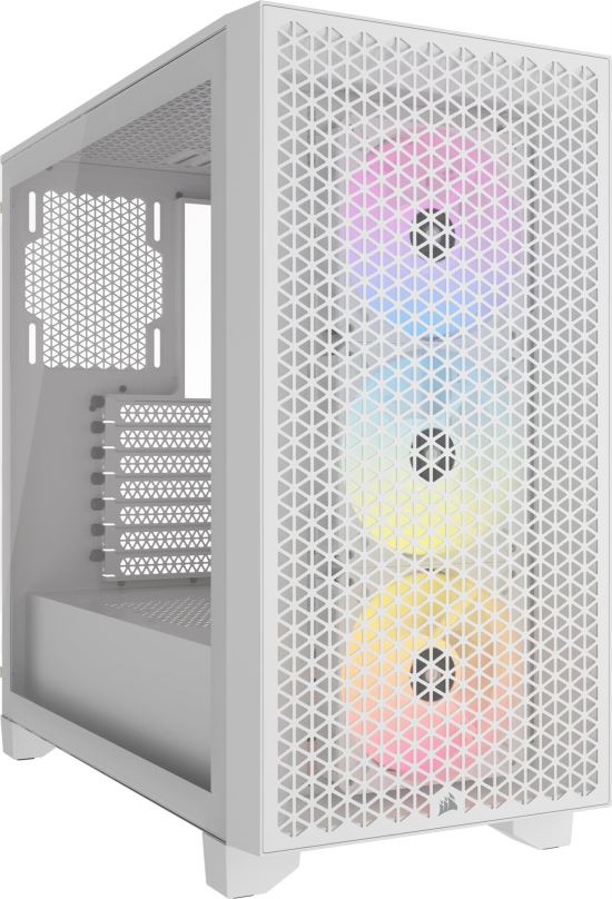 Počítačová skříň Corsair iCUE 3000D RGB AIRFLOW White