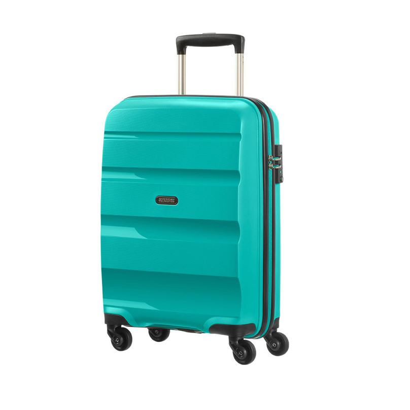 Cestovní kufr American Tourister Bon Air Spinner S (55cm), Deep Turquoise, 4 kolečka