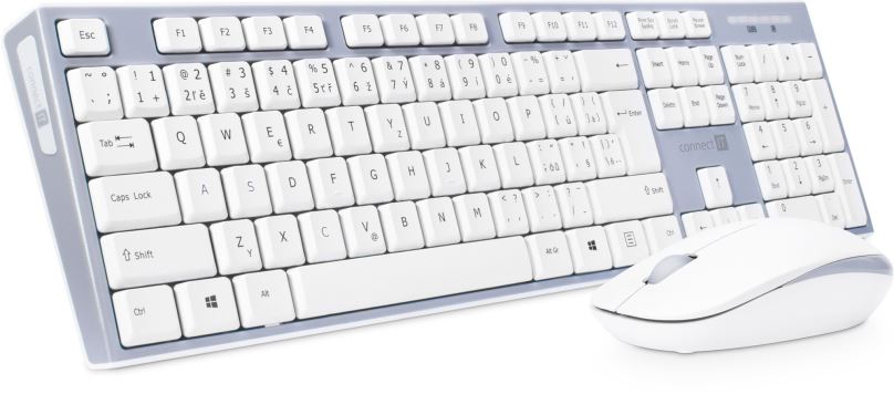 Set klávesnice a myši CONNECT IT CKM-7510-CS White - CZ/SK