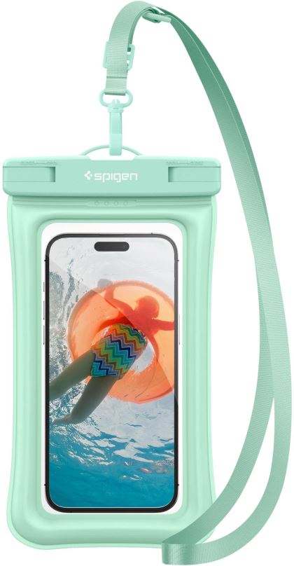 Pouzdro na mobil Spigen Aqua Shield WaterProof Floating Case A610 1 Pack Mint
