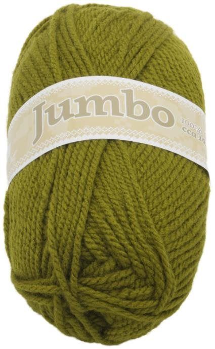 Příze Jumbo 100g - 976 khaki zelená
