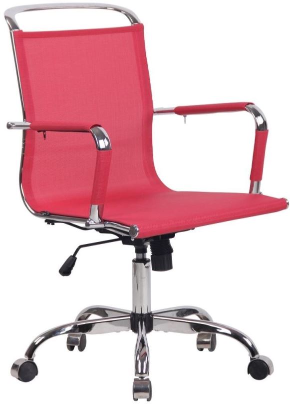 Kancelářská židle BHM GERMANY Barnet Mesh, červená