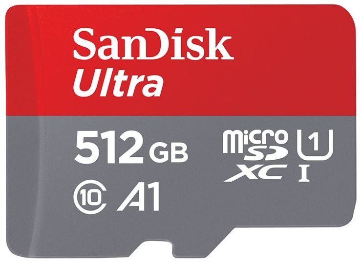 Paměťová karta SanDisk MicroSDXC 512GB Ultra + SD adaptér