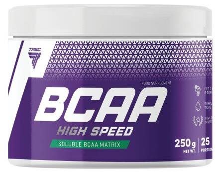 Aminokyseliny Trec Nutrition BCAA High Speed, 250 g, třešeň/grep