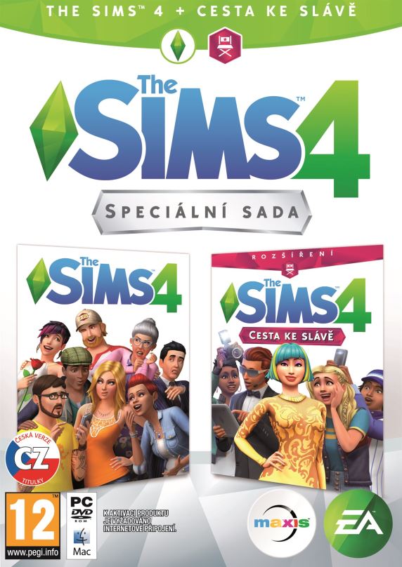 Hra na PC The Sims 4: Cesta ke slávě bundle (Plná hra + rozšíření)