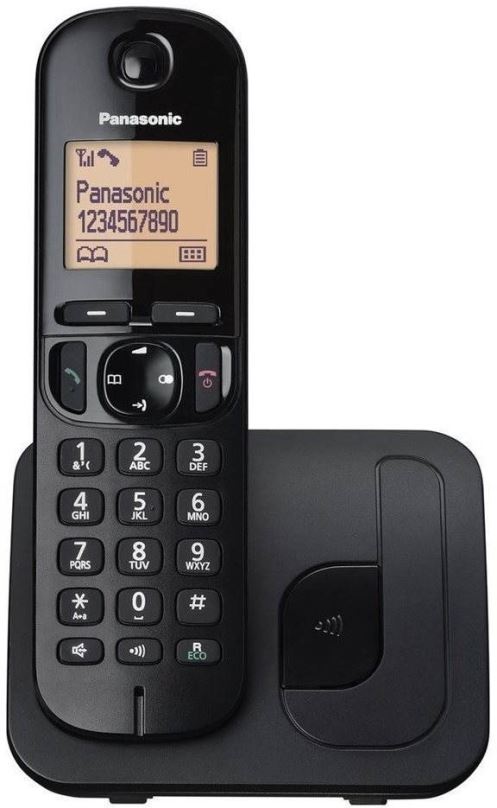 Telefon pro pevnou linku Panasonic KX-TGC210FXB
