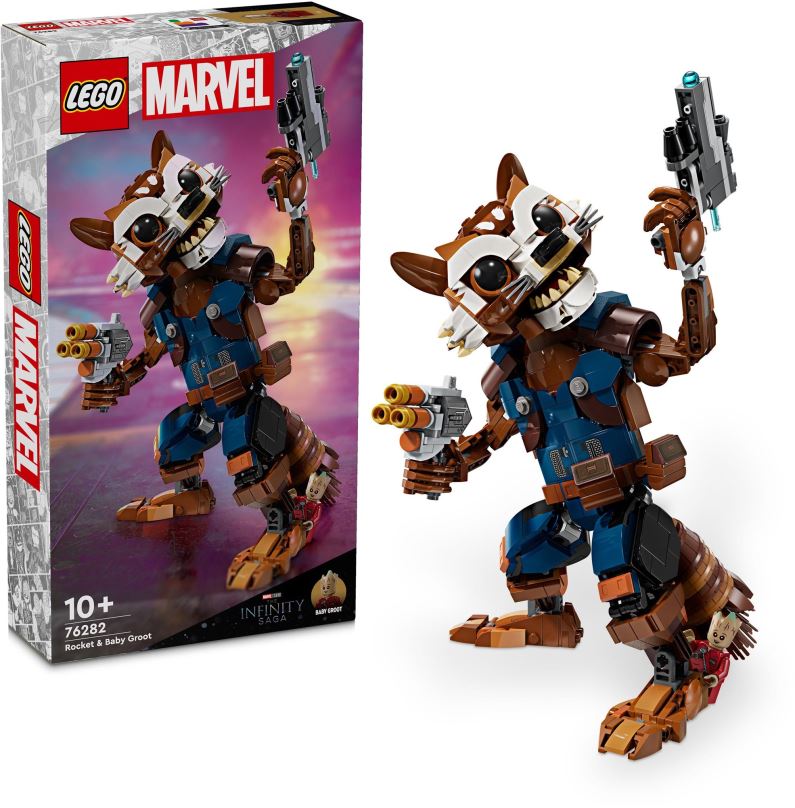 LEGO stavebnice LEGO® Marvel 76282 Rocket a malý Groot
