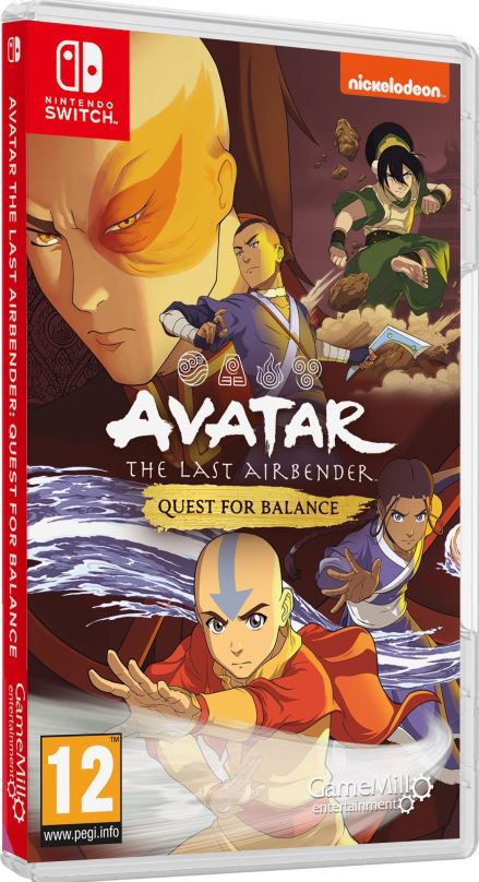 Hra na konzoli Avatar: The Last Airbender - Quest for Balance - Nintendo Switch