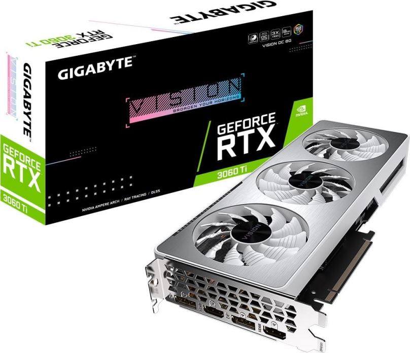 Grafická karta GIGABYTE GeForce RTX 3060 Ti VISION OC 8G (rev. 2.0)