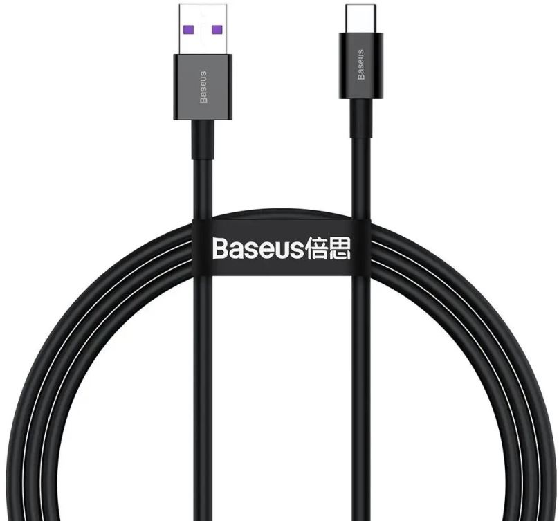 Datový kabel Baseus Superior Series rychlonabíjecí kabel USB/Type-C 66W 1m černá