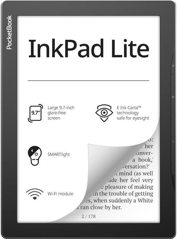 Elektronická čtečka knih PocketBook 970 InkPad Lite, Dark Gray, šedý