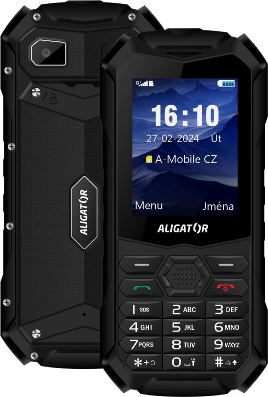 Mobilní telefon Aligator R35 eXtremo černý