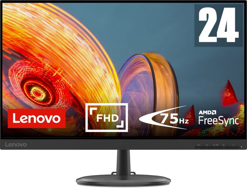 LCD monitor 23.8" Lenovo C24-25 černý