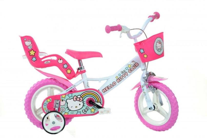 Dino Bikes Dětské kolo 12" 124RL-HK2 Hello Kitty 2