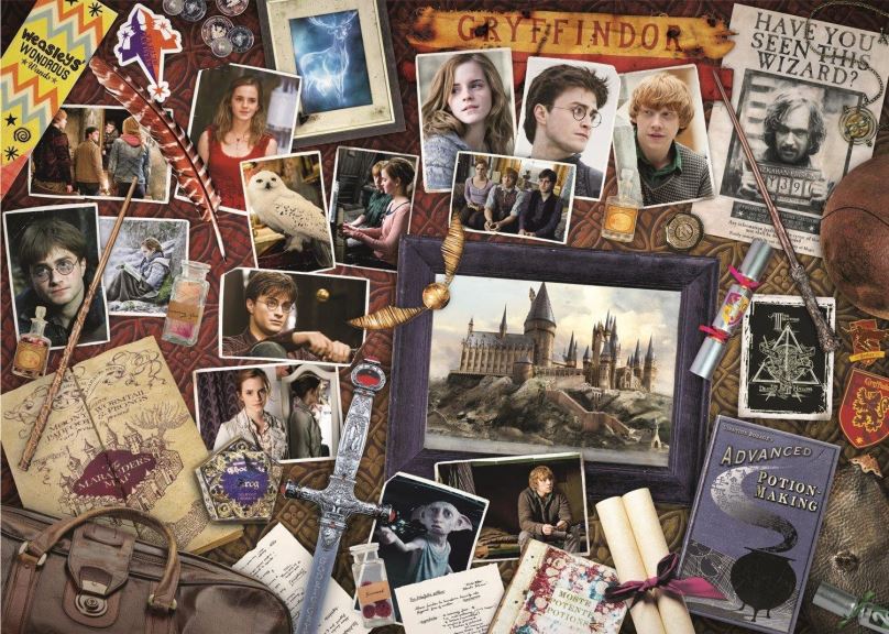 Puzzle Trefl Puzzle Harry Potter: Vzpomínky na Bradavice 500 dílků