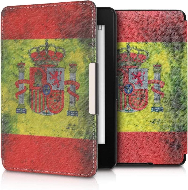 Pouzdro na čtečku knih KW Mobile - Retro Flagge Spanien - KW2313538 - Pouzdro pro Amazon Kindle Paperwhite 1/2/3 - vícebare