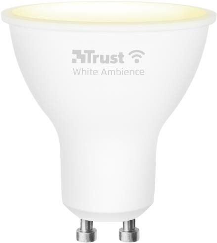 LED žárovka Trust Smart WiFi LED white ambience spot GU10 - bílá