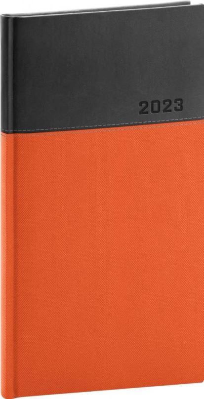 Diář Kapesní diář Dado 2023 oranžovočerný