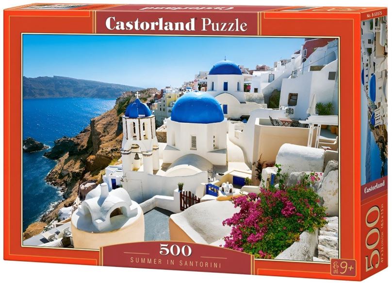 Puzzle CASTORLAND Puzzle Summer Santorini 500 dílků
