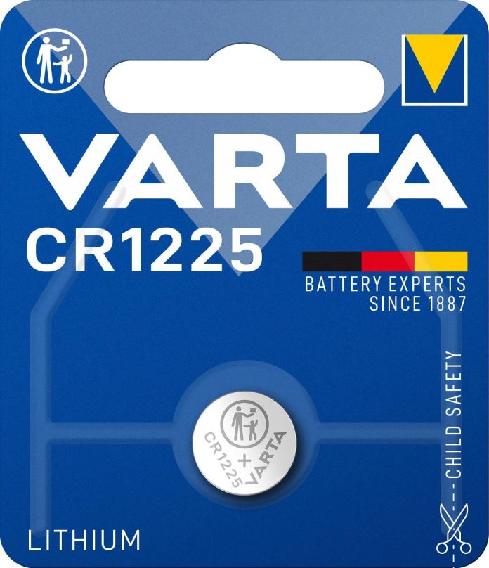 Knoflíková baterie VARTA speciální lithiová baterie CR1225 1ks