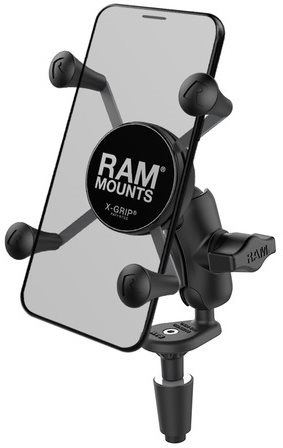 Držák na mobilní telefon RAM Mounts X-Grip s uchycením do krku řízení motocyklu