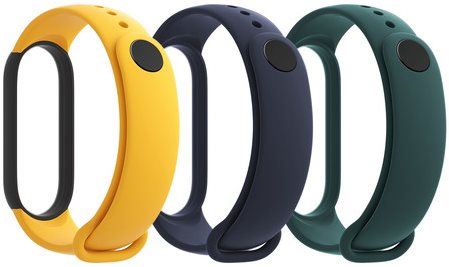 Řemínek Xiaomi Mi Band 5 Strap (Blue, Yellow, Green)