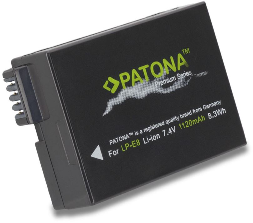 Baterie pro fotoaparát PATONA pro Canon LP-E8 1120mAh Li-Ion Premium