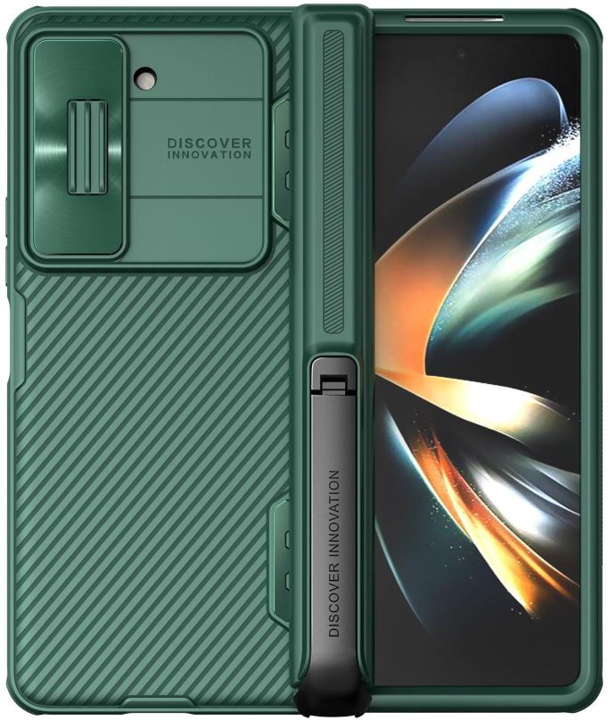 Kryt na mobil Nillkin CamShield FOLD Stand Zadní Kryt pro Samsung Galaxy Z Fold 5 Deep Green