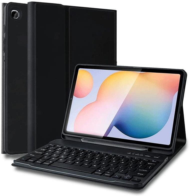 Pouzdro na tablet s klávesnicí Tech-Protect SC Pen pouzdro s klávesnicí na Samsung Galaxy Tab S6 Lite 10.4'' 2020 / 2022, černé